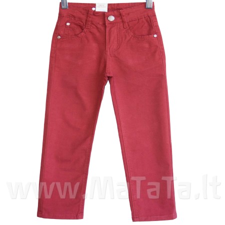 Kelnės berniukui (plytų spalvos)