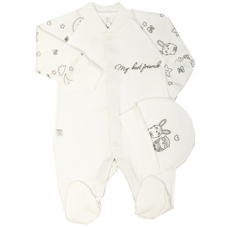 Naujagimio kraitelis išvirkščiomis siūlėmis (šiltas su pūkeliu 2 d.)  My best friends