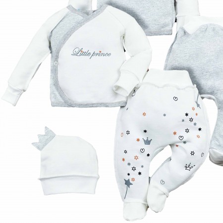 „Mažasis princas“ Naujagimio kraitelis išvirkščiomis siūlėmis (šiltas su pūkeliu 3 d.)