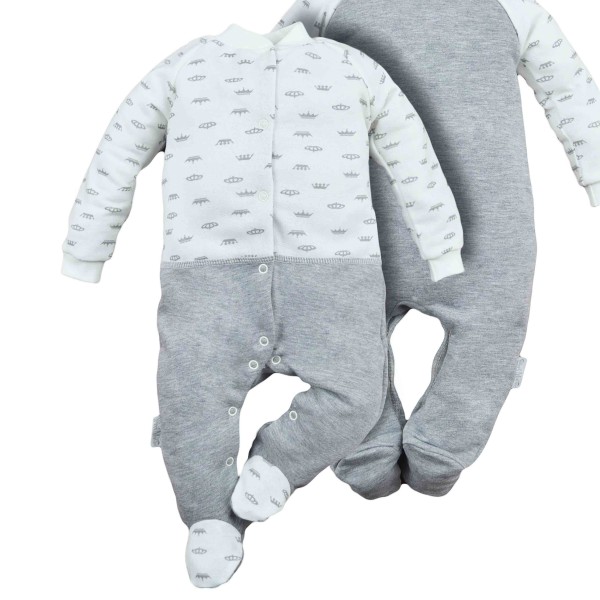 Šilti (su pūkeliu) šliaužtinukai - kombinezonas Karūnos Šilti (su pūkeliu) šliaužtinukai - kombinezonas Karūnos