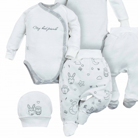 Šiltas naujagimio kraitelis(su pūkeliu) išvirkščiomis siūlėmis 3 d. My best friends