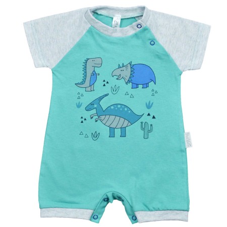 Romperis trumpomis rankovėmis Dino