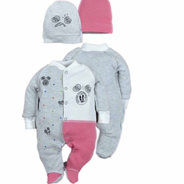 Naujagimio kraitelis išvirkščiomis siūlėmis (šiltas su pūkeliu 2 d.) Mikis (rausvas) Naujagimio kraitelis išvirkščiomis siūlėmis (šiltas su pūkeliu 2 d.) Mikis (rausvas)