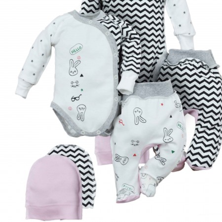 Naujagimio kraitelis išvirkščiomis siūlėmis 3 d. Hello