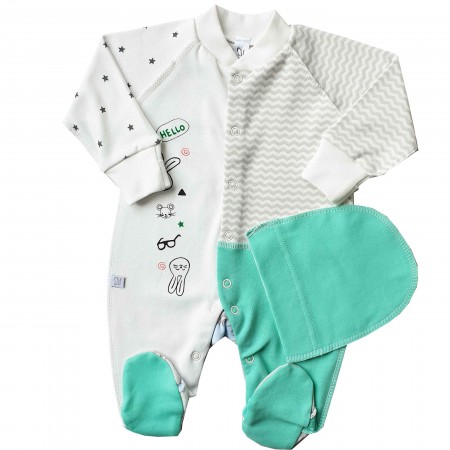 Naujagimio kraitelis išvirkščiomis siūlėmis 2 d. Hello