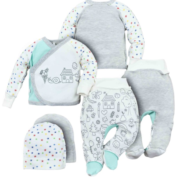 Naujagimio kraitelis išvirkščiomis siūlėmis 3 d. "Laimės namukas" Naujagimio kraitelis išvirkščiomis siūlėmis 3 d. "Laimės namukas"