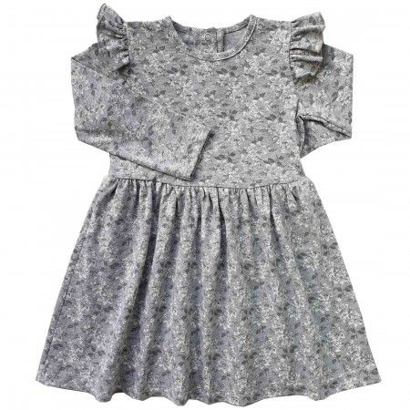 Plono trikotažo suknelė "Gėlių sodas"