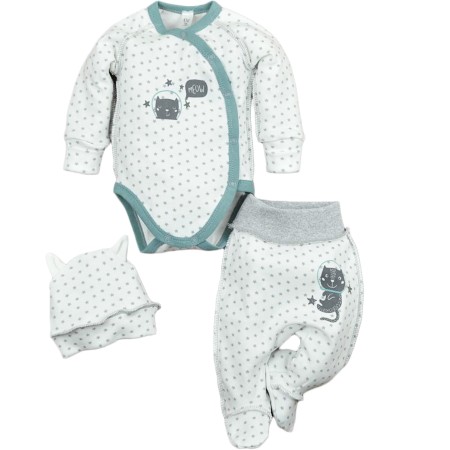 Naujagimio kraitelis išvirkščiom siūlėm 3 d. Meow