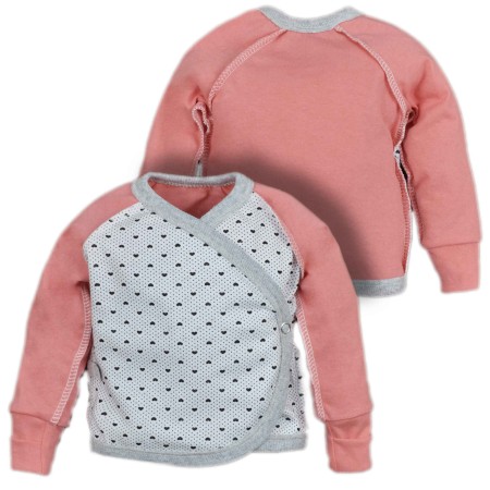 Plonos medvilnės siaustinukas išvirkščiom siūlėm Princesė