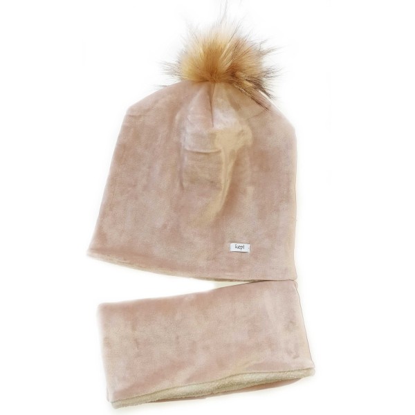 Veliūrinė kepurė su mova (su pašiltinimu) Veliūrinė kepurė su mova (su pašiltinimu)