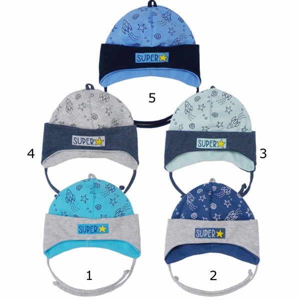 AJS vienguba kepurė kūdikiui 44-46 cm AJS vienguba kepurė kūdikiui 44-46 cm