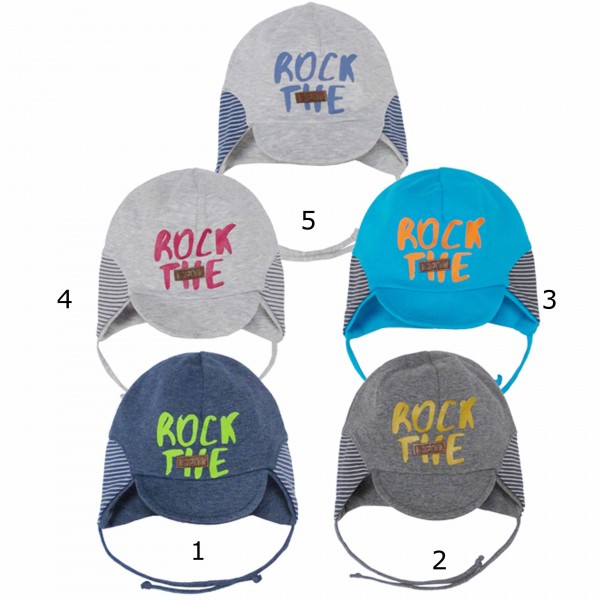 AJS dviguba kepurė berniukui 44-46 cm AJS dviguba kepurė berniukui 44-46 cm