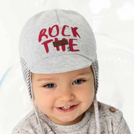 AJS dviguba kepurė berniukui 48-50 cm