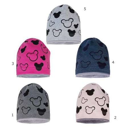 AJS viengubo trikotažo kepurė mergaitei 48-50 cm