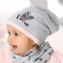 AJS viengubo trikotažo kepurė mergaitei 44-46 cm AJS viengubo trikotažo kepurė mergaitei 44-46 cm