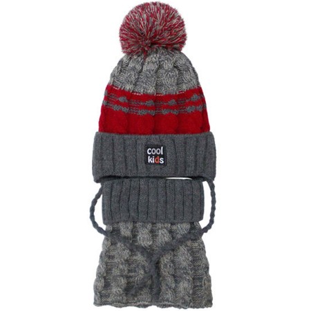 AJS Žieminė kepurė ir mova berniukui (50-52 cm) 460