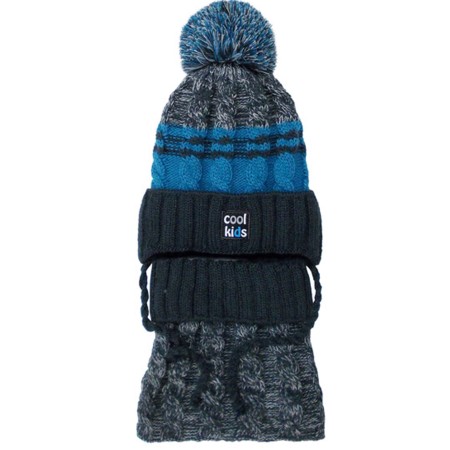 AJS Žieminė kepurė ir mova berniukui (50-52 cm) 460