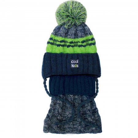 AJS Žieminė kepurė ir mova berniukui (50-52 cm) 460