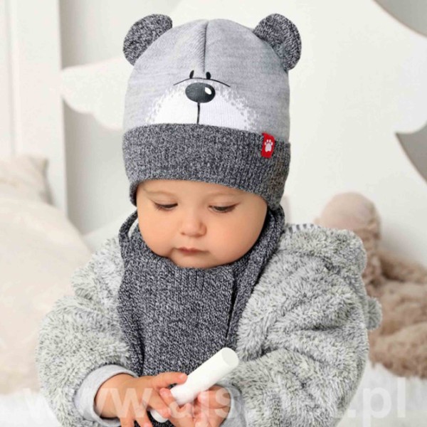 AJS Žieminė kepurė ir šalikas berniukui (44-46 cm) AJS Žieminė kepurė ir šalikas berniukui (44-46 cm)