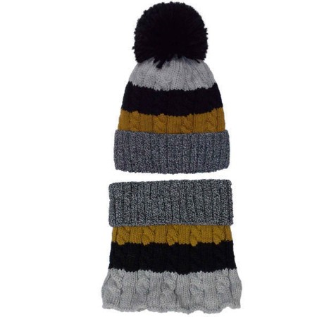 AJS žieminė kepurė ir mova berniukui (52-56 cm) 