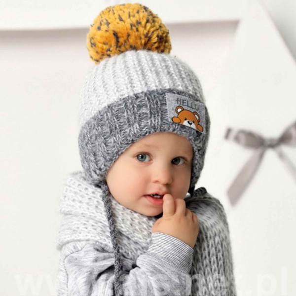 AJS Žieminė kepurė ir šalikas berniukui (46-48 cm) 432 AJS Žieminė kepurė ir šalikas berniukui (46-48 cm) 432