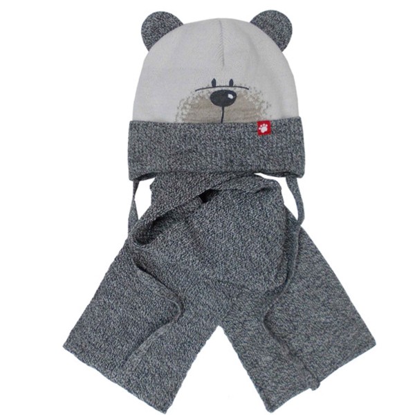 AJS Žieminė kepurė ir šalikas berniukui (44-46 cm) AJS Žieminė kepurė ir šalikas berniukui (44-46 cm)