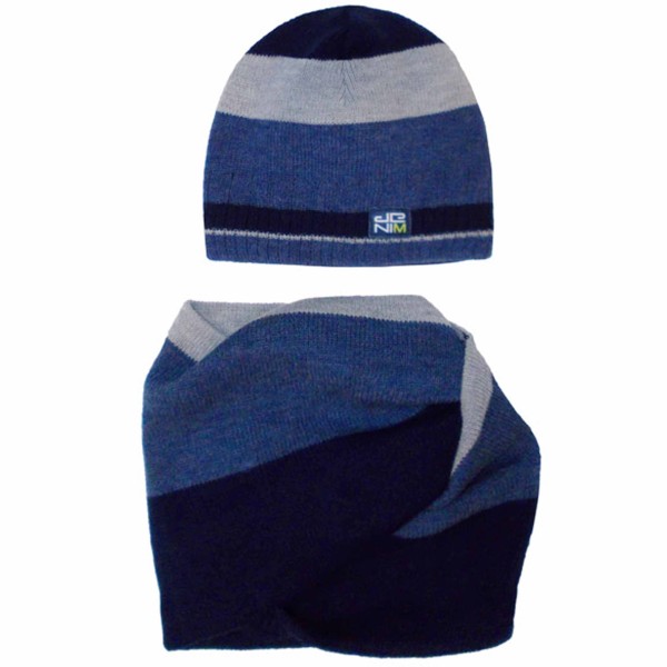 Žieminė kepurė su šaliku berniukui (52-56 cm) Žieminė kepurė su šaliku berniukui (52-56 cm)