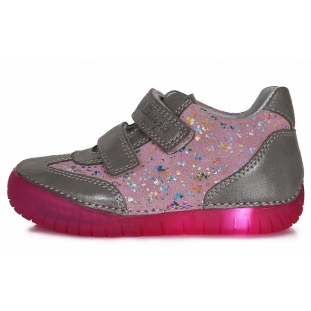 Rožiniai LED batai 31-36 d. 0504AL