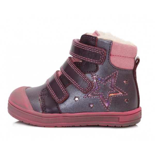 Violetiniai batai su pašiltinimu 22-27 d. DA031330B Violetiniai batai su pašiltinimu 22-27 d. DA031330B