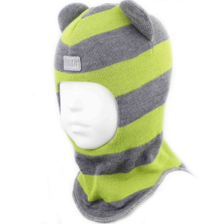 Merino vilnos kepurė-šalmas Meškiukas 2202/17