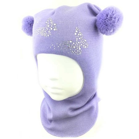 Kepurė-šalmas su vilna Drugeliai 2010/13