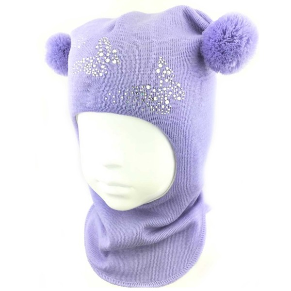 Kepurė-šalmas su vilna Drugeliai 2010/13 Kepurė-šalmas su vilna Drugeliai 2010/13