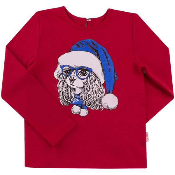 Kalėdinė palaidinė mergaitei (raudona) Kalėdinė palaidinė mergaitei (raudona)