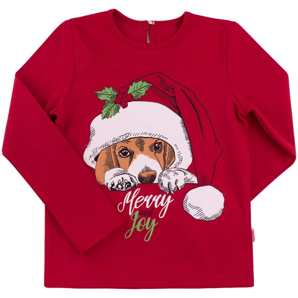 Kalėdinė palaidinė mergaitei (raudona) Kalėdinė palaidinė mergaitei (raudona)