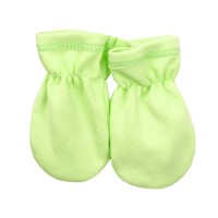 Medvilninės šiltos (su pūkeliu) pirštinės naujagimiui  56 dydžio (salotinės)