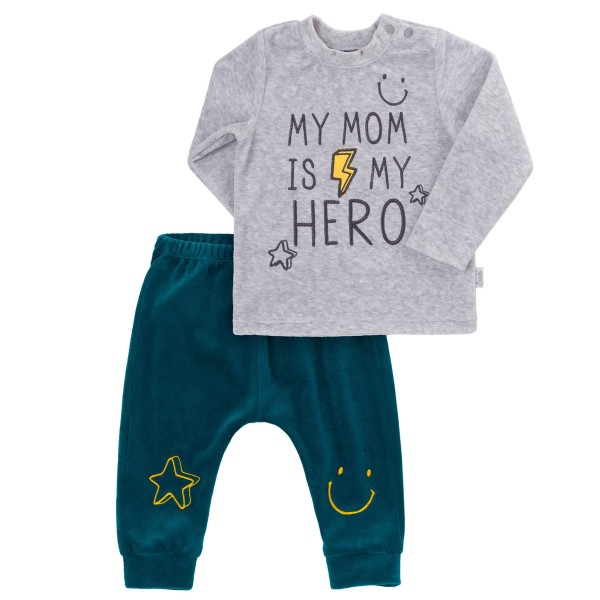 Veliūrinis komplektas berniukui "My mom..." Veliūrinis komplektas berniukui "My mom..."