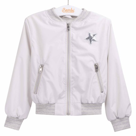 Lietpaltis, striukė mergaitei (trumpa pieno spl.)