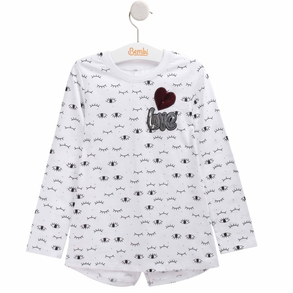 Palaidinė mergaitei "Love" Palaidinė mergaitei "Love"