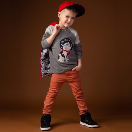 Džemperis berniukui "Space pug"