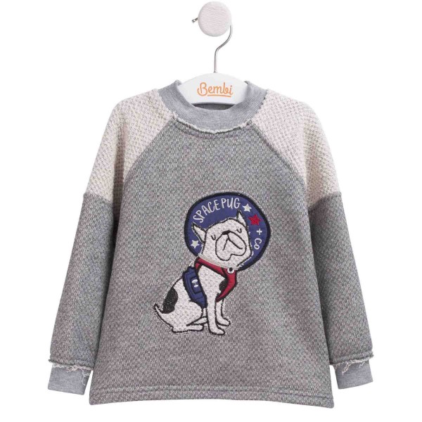 Džemperis berniukui "Space pug" Džemperis berniukui "Space pug"