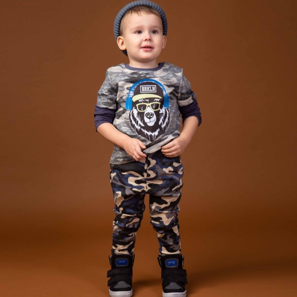 Marškinėliai berniukui "BRKLN" Marškinėliai berniukui "BRKLN"