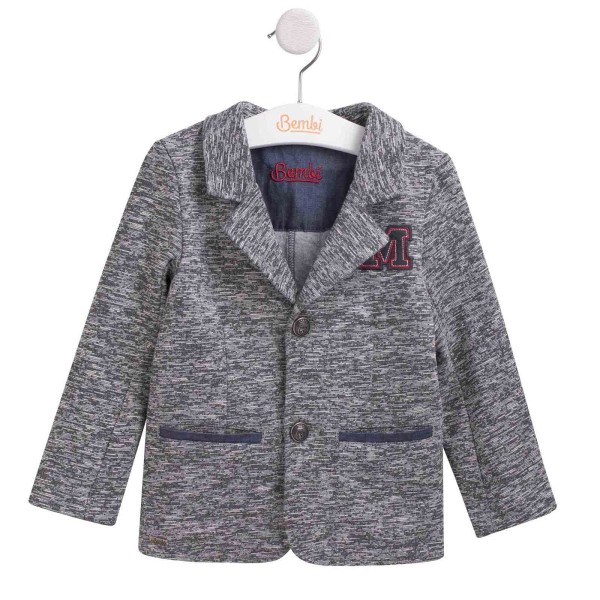 Pilkas, minkštas švarkelis Pilkas, minkštas švarkelis