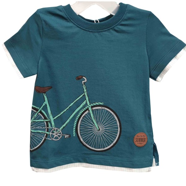 Marškinėliai berniukui "Summer" žalia Marškinėliai berniukui "Summer" žalia