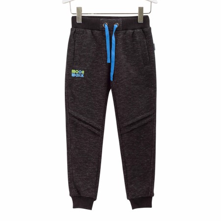 Šiltos (su pūkeliu) sportinės kelnės (juodos)