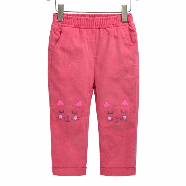 Velvetinės kelnės su plonu trikotažiniu pamušalu Velvetinės kelnės su plonu trikotažiniu pamušalu