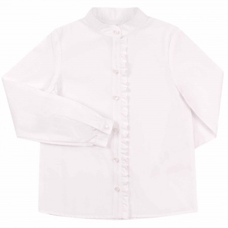 Balti marškiniai mergaitei