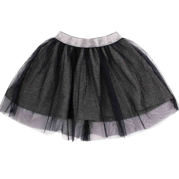 Tamsiai mėlynas tiulio sijonas Star Tamsiai mėlynas tiulio sijonas Star