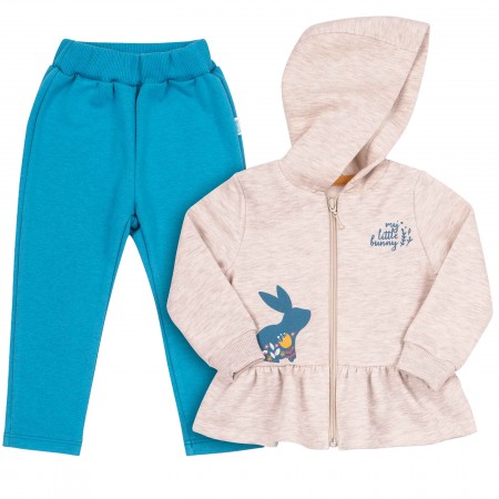 Šiltas komplektas mergaitei Bunny