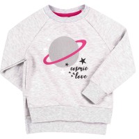 Pilkas džemperis mergaitei Star