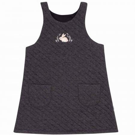 Šilto trikotažo sarafanas Bunny